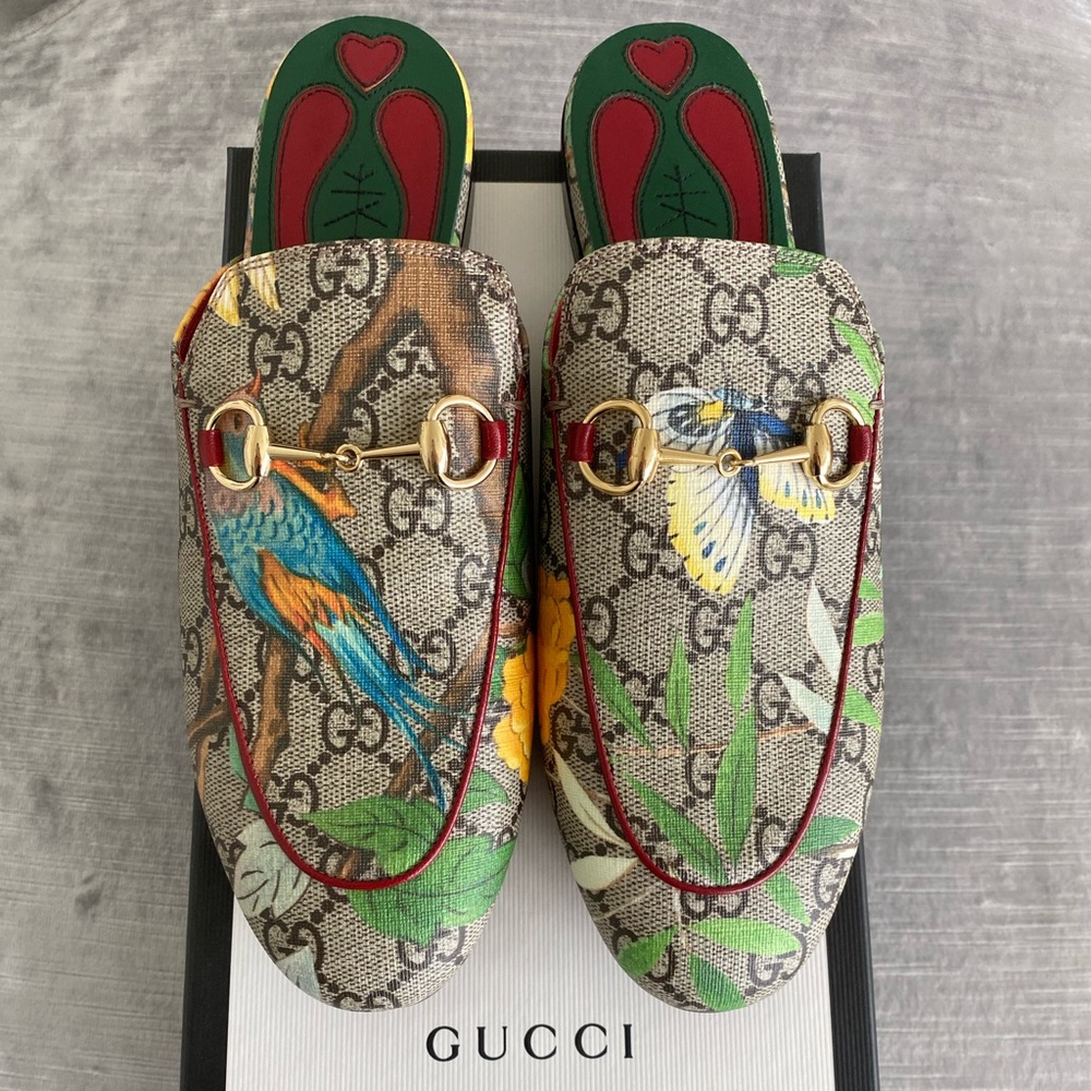 Gucci Princetown Tian Slipper Mule - new